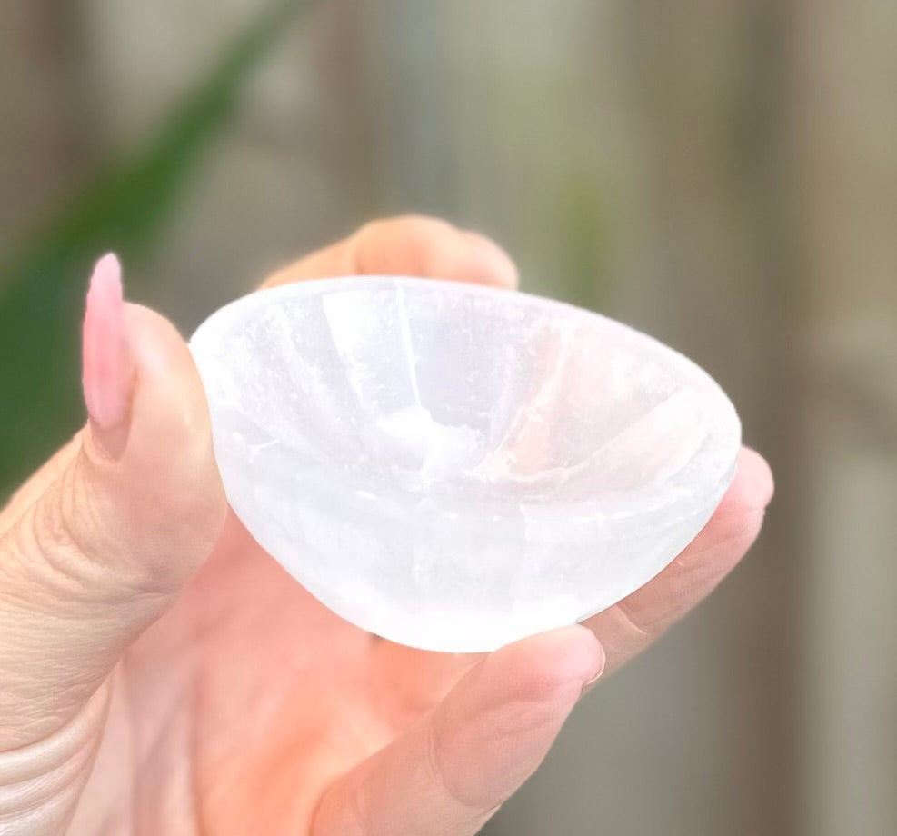 Mini Selenite Crystal Bowl