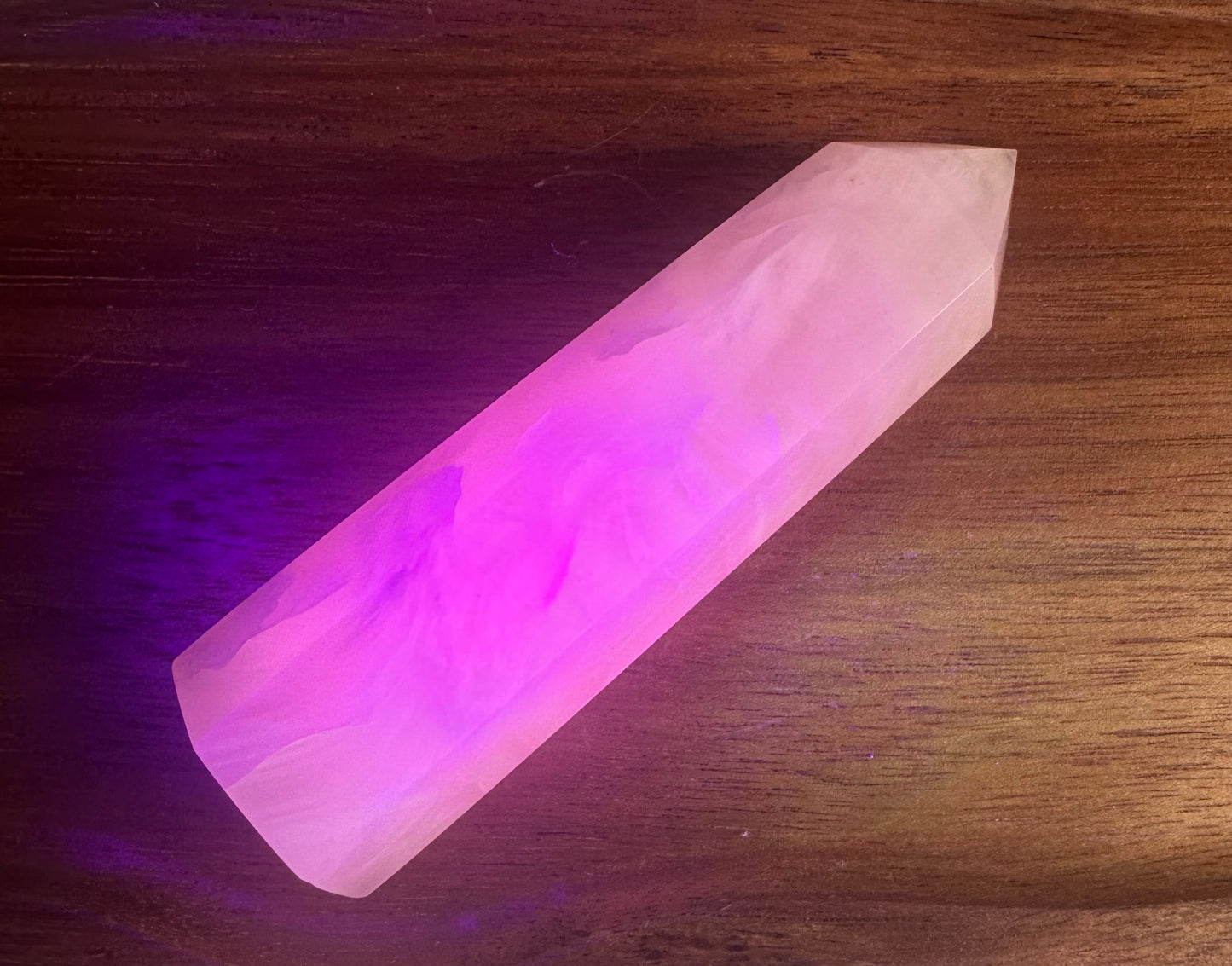 Natural Pink Mangano Calcite polished towers