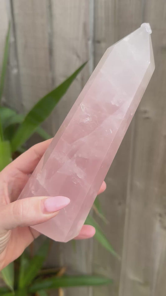 Rose Quartz Polished Tower